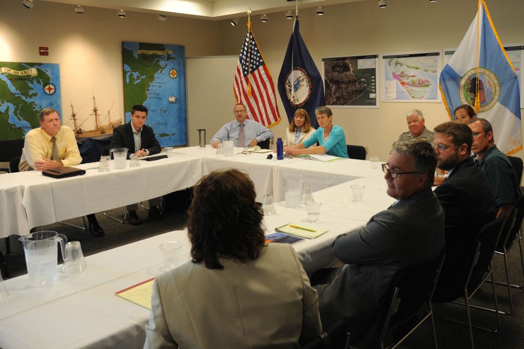 Roundtable discussion with Sec. Jewell on climate change and cultural resources.