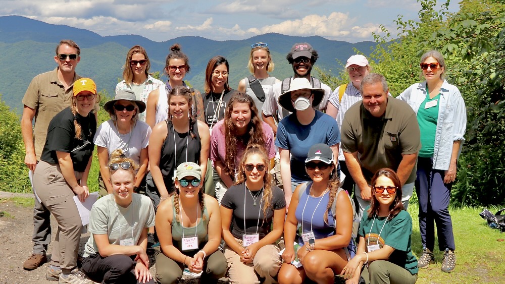 Group photo of the 2024-25 Global Change Research Fellows