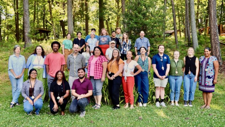 Members who attended the 2024 United South and Eastern Tribes summer camp on resilience and climate adaptation planning.
