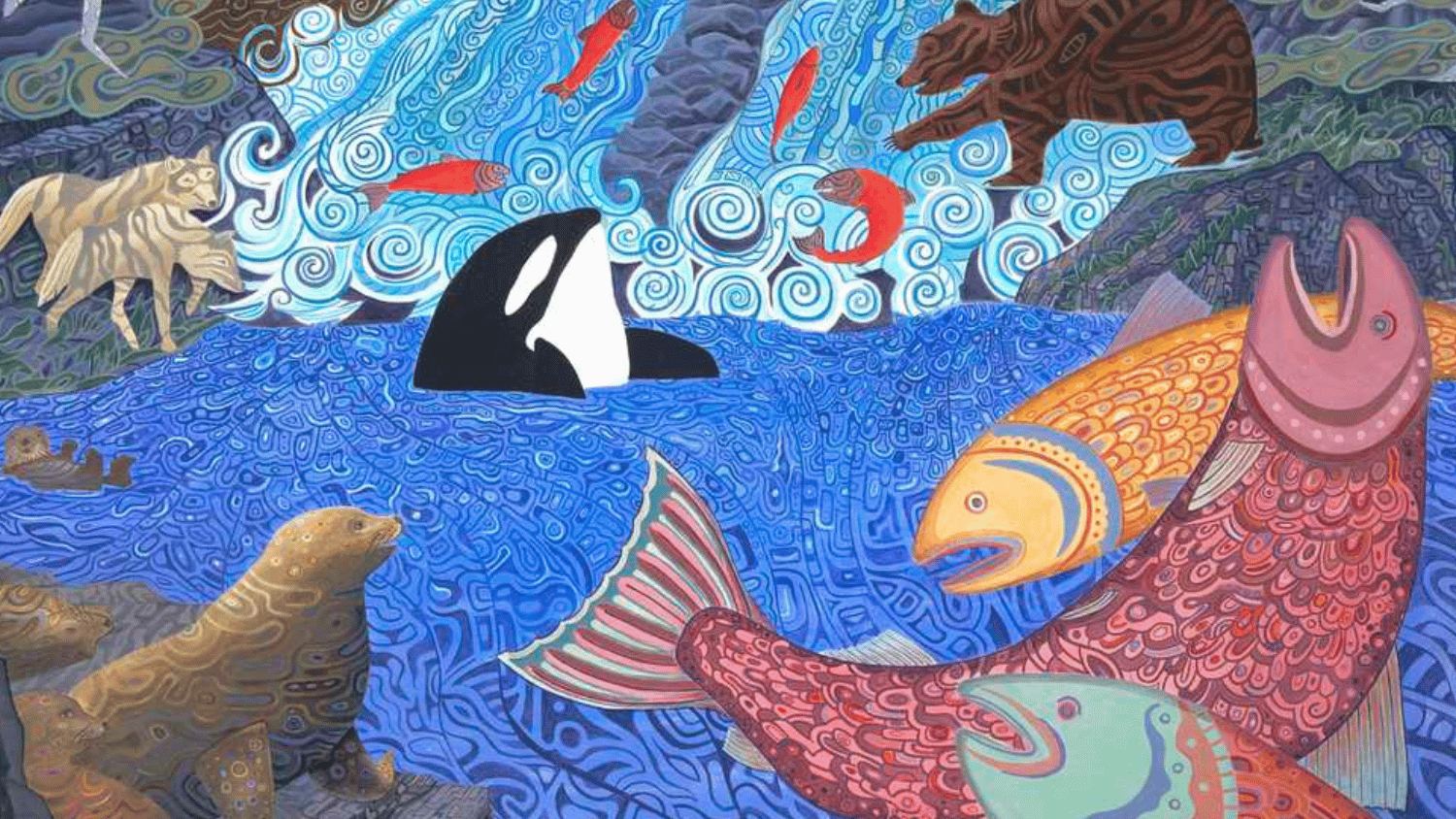 Stream of Consciousness by Spencer Frazer. Frazer painted this picture with oil on canvas in 2020